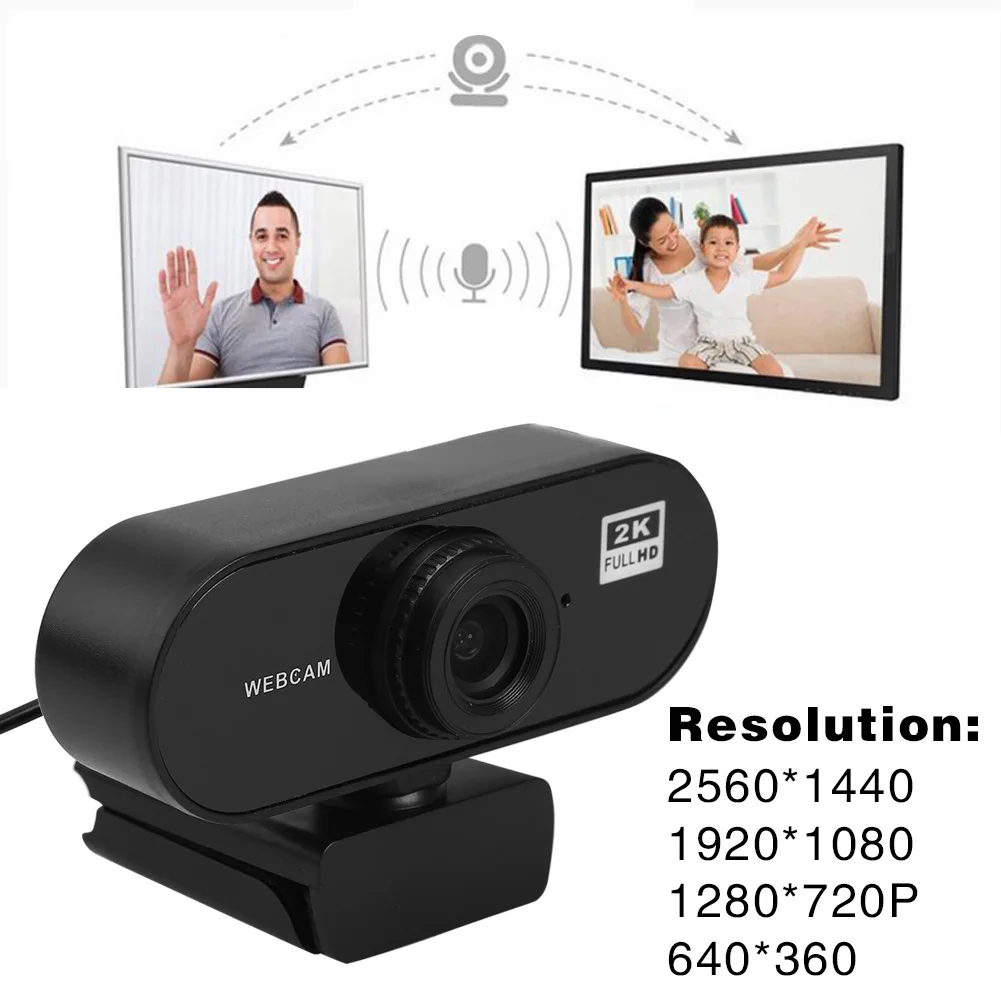 Full Hd 1080p Webcam With Microphone For Pc Mac - Main Image