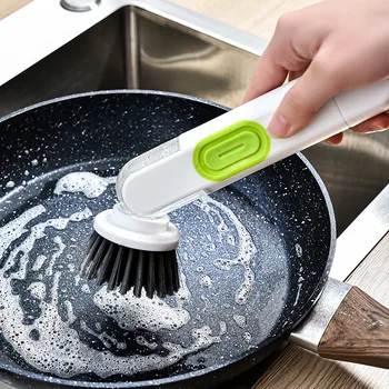 New Good Grips Soap Dispensing Dish Brush Refills Kitchen Brush for Dish Pot Pan Sink Cleaning