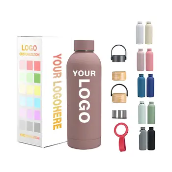 Modern American Design 304 Stainless Steel Vacuum Thermos Cup Small Mouth for Travel Outdoor Water Car Household Use 350ml 750ml