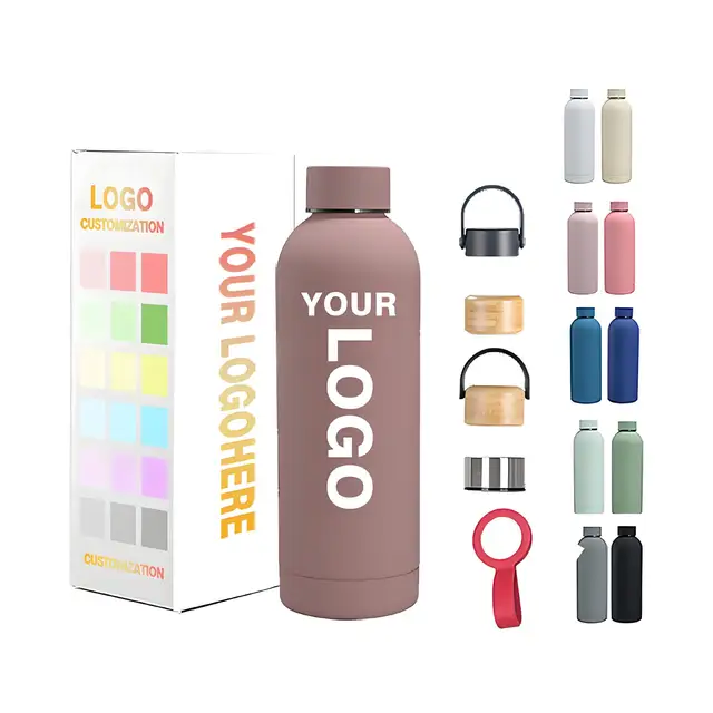 Modern American Design 304 Stainless Steel Vacuum Thermos Cup Small Mouth for Travel Outdoor Water Car Household Use 350ml 750ml