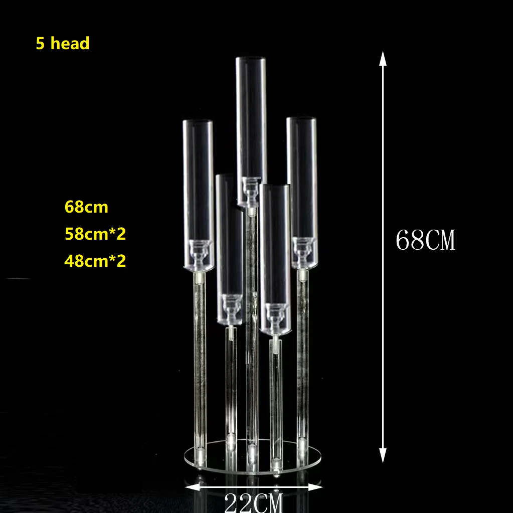 Acrylic Candle Holder Centerpieces Wedding Centerpieces Clear Candle