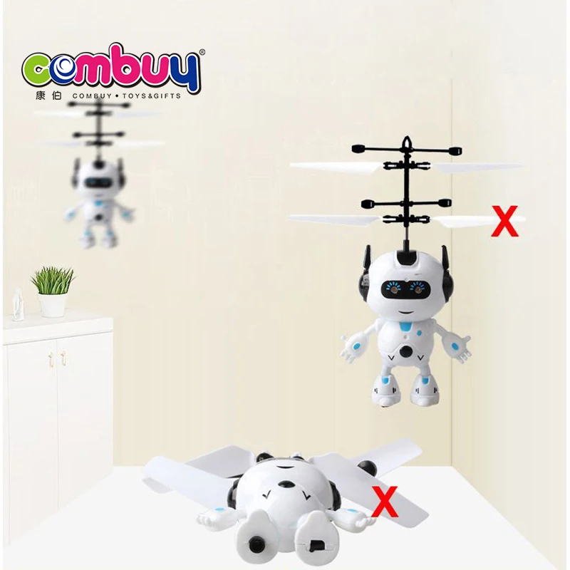 Robot Volant RC Induction - Drone Jouet USB Rechargeable - Contrôle Gestuel - Pour Enfants 3+ - Jouet Extérieur