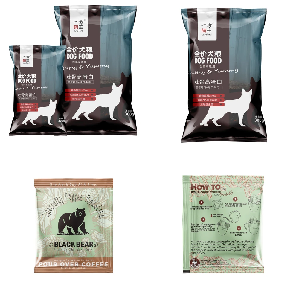 Ламинированная пластиковая рулонная пленка Полиэтиленовая упаковка рулон рулонной пленки с цветным принтом в