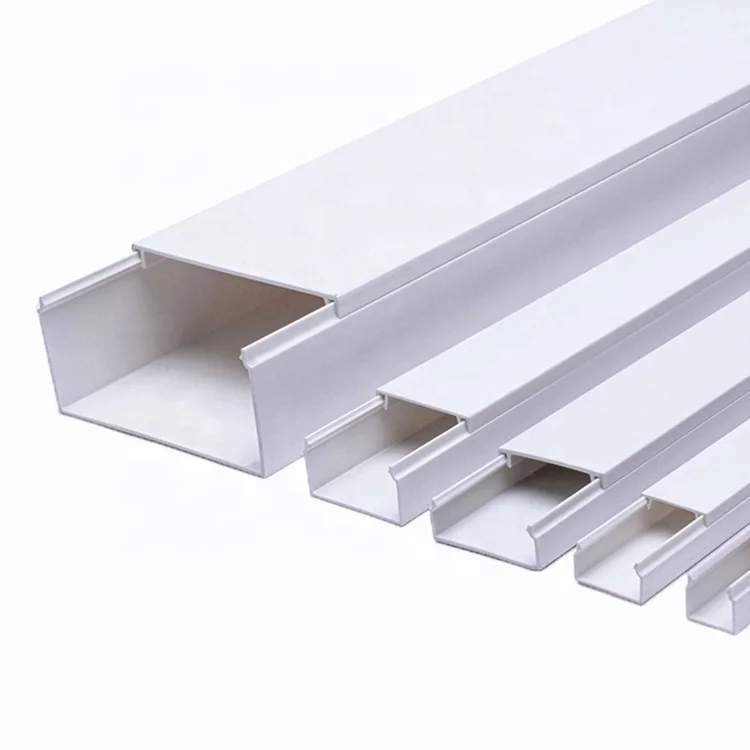 Cable Trunking Sealed Design Pvc Trunking for Easy Installation PVC Plastic Ducting