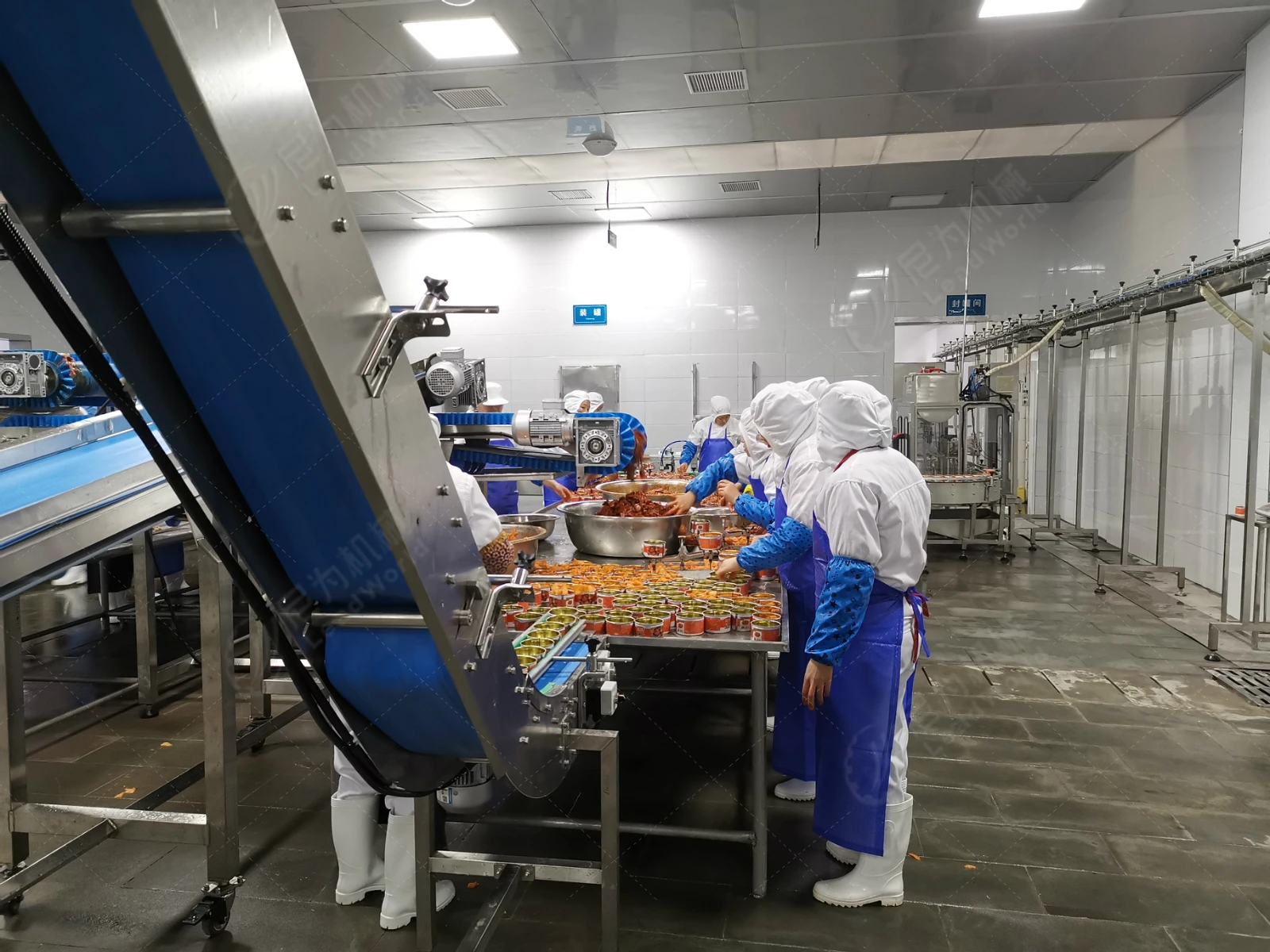 Fully Automatic Tuna Production Line Tuna Can Packing Machine