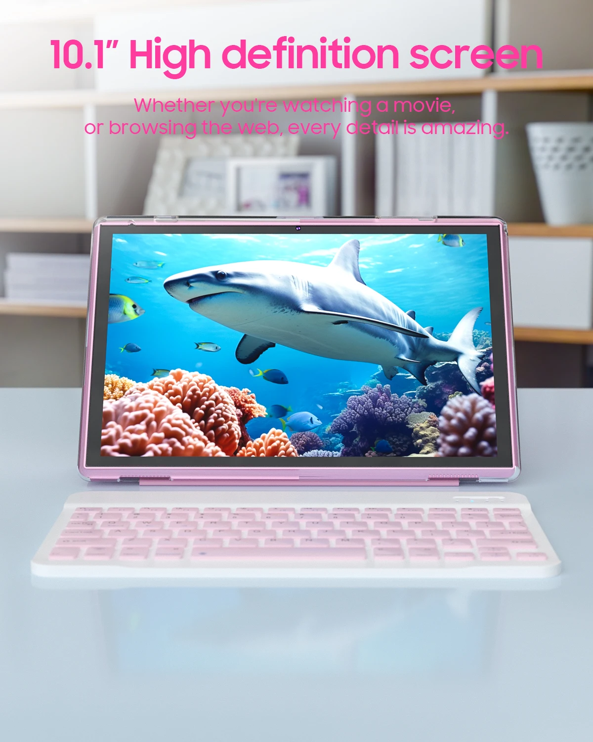 10.1インチ 2-in-1 法人教育向けタブレットPC キーボードケース