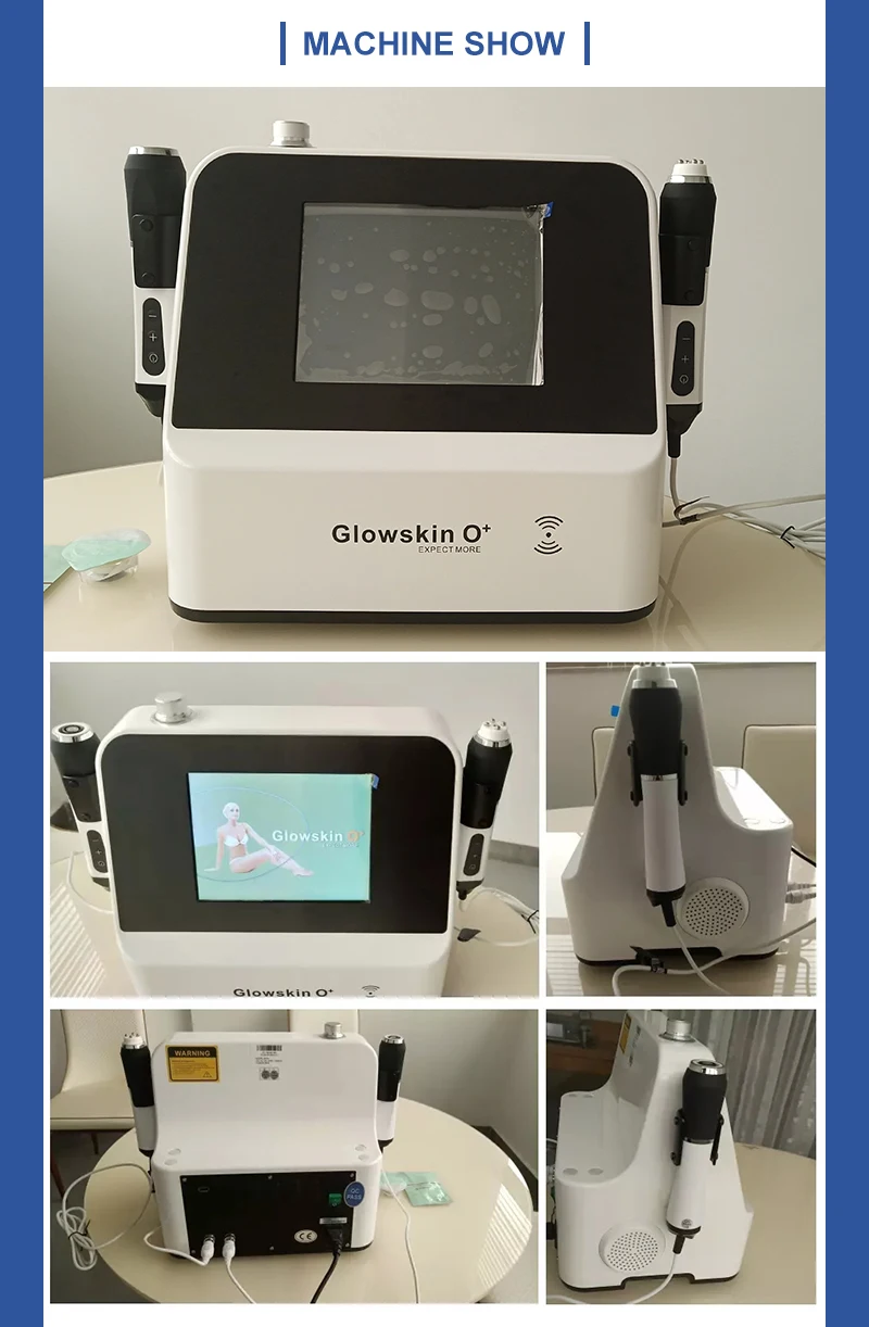 Glowskin O+ Anti-Wrinkle Rf Spa Machine Hydro Facial Peeling Machine Acne Treatment Deep Clean Skin Tightening Facial De