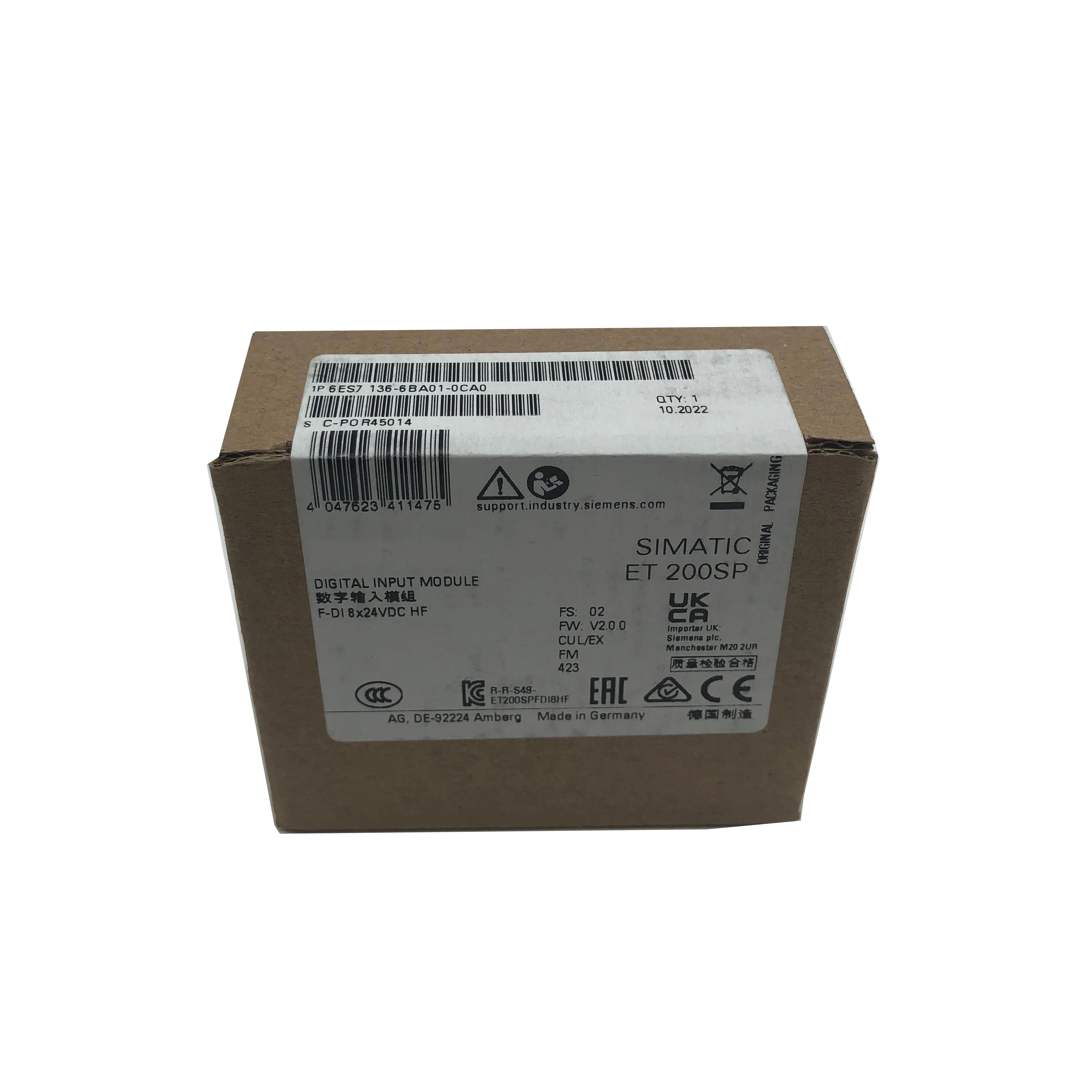 new original 6es7 136 6ba01 0ca0 6es7136 6ba01 0ca0 fail safe digital output module for siemens simatic et200sp series with 4 safe electronic outputs high safety integrity fast response and electrical isolation -3