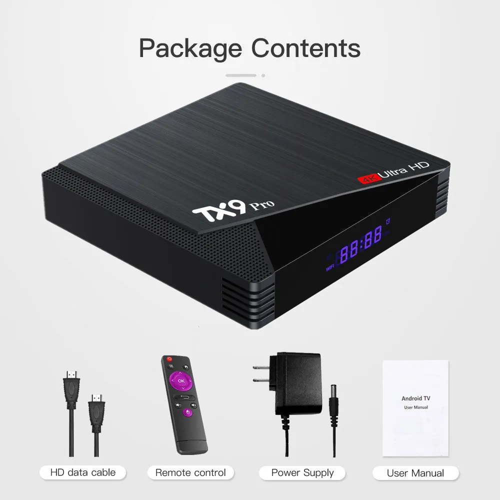 その他 TVBOX TOX1 Android 9.0 Tv Box Smart Tv box 4GB RAM 32GB Amlogic S905X3