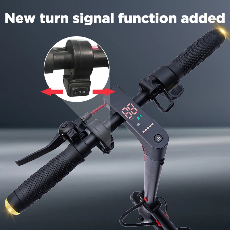China Factory Shipping Lightweight Folding Adult Electric Scooter E9pro With Turn signal and APP