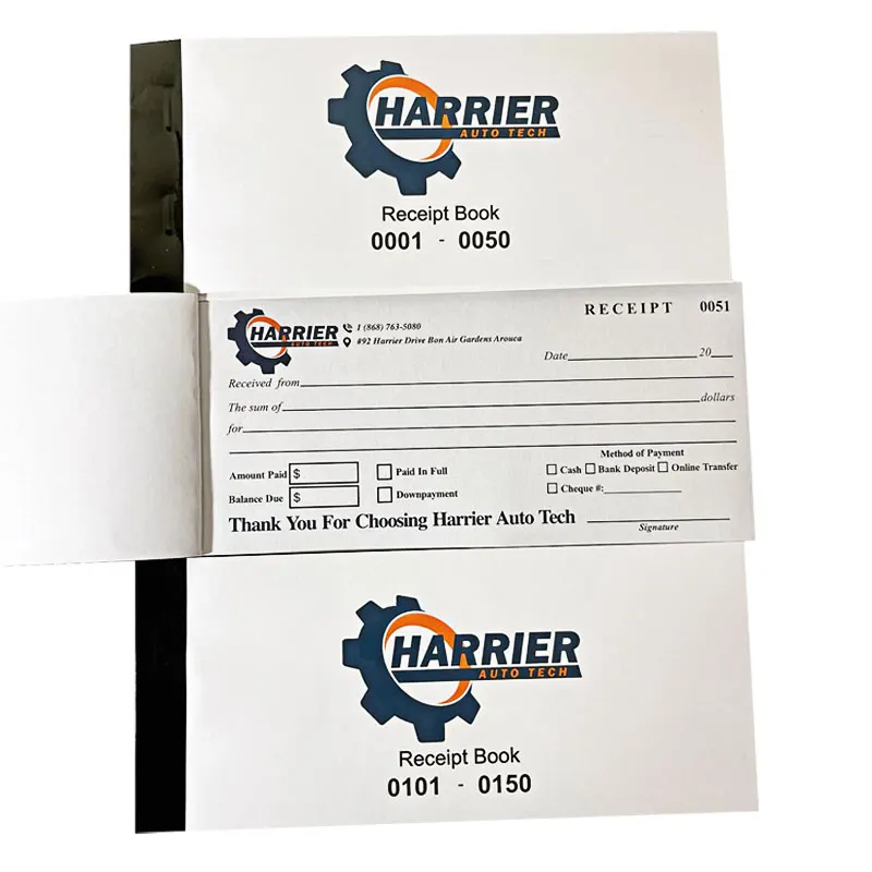 Personalized Invoice Books Sales Commercial Customised Printing Duplicate Trading Pet Billing Restaurant Shipping Form Copy Pad