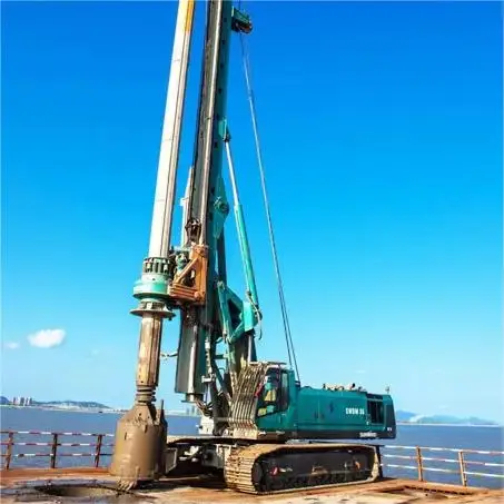 High Quality Used Rotary Drilling Rigs and Tracked Spiral Drilling Rigs in China Low Working Hours