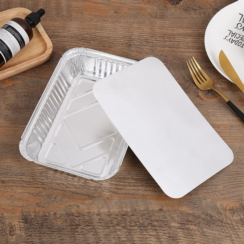 750ml Aluminium Foil Container Pakistan F1 Aluminum Foil Container with Paper Lid