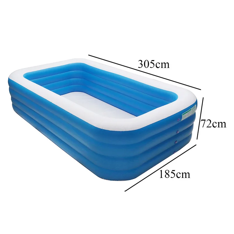 Wholesale Factory Popular Design Rectangular Pool Different Size Inflatable Pools Swimming Outdoor
