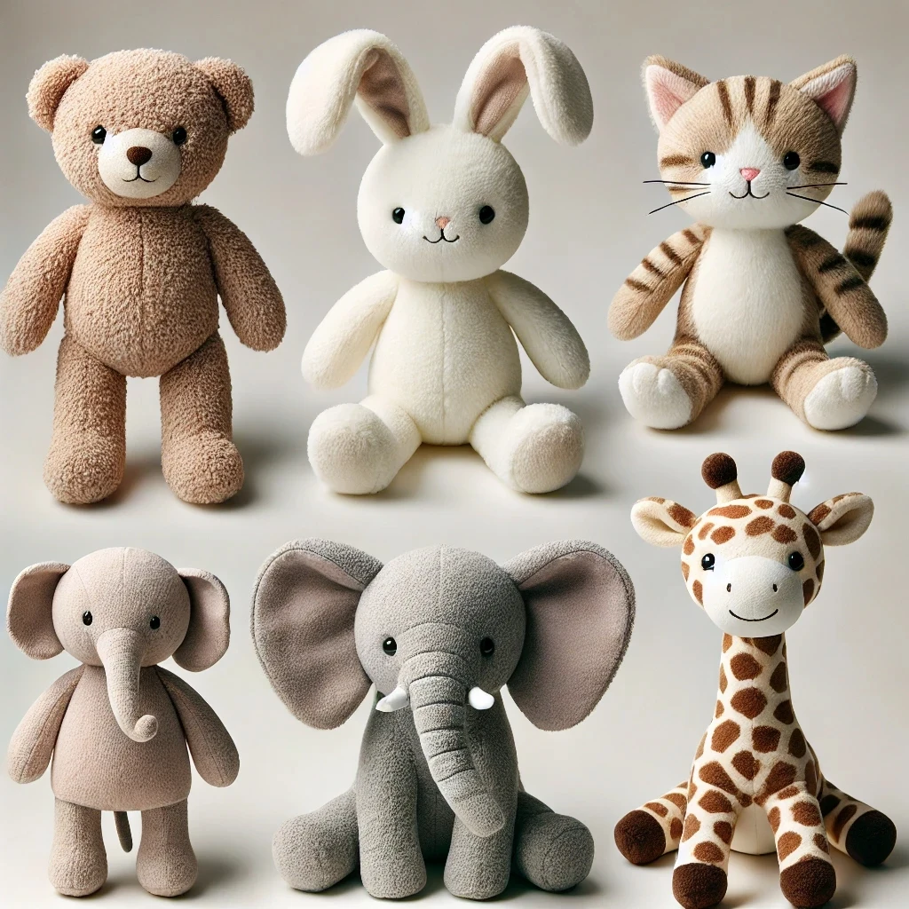 Plush Toy with Back Zipper Teddy Bear with Voice Repeat Sound Module Teddy Bear Voice