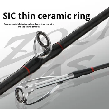 CHEERY Carbon Fiber Lure Rod for Carp Ocean Beach Use Long-Distance Casting Straight Grip Manufacturer – Rod – view 4