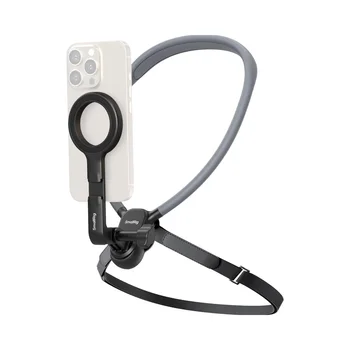 For SMALLRIG Capacity Magnetic Phone Holder Compatible for iPhone 16 15 14 13 12 Android Phones Neck Mount for POV/Vlog Selfie