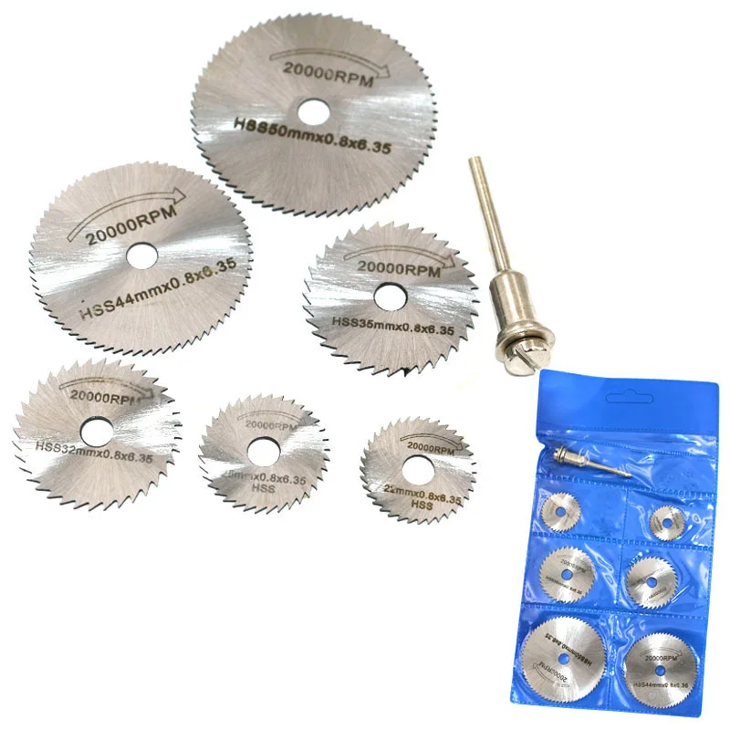 Jeu de 5 lames scies circulaires pour appareil outil rotatif Dremel - Vidéo