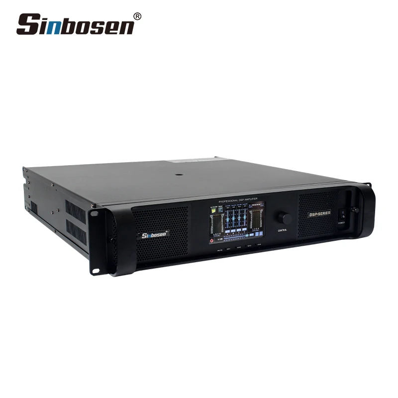 DSP22000Q Power Amplifier Class Td 4 Channel Dsp Dsp Subwoofer Amp 2500w
