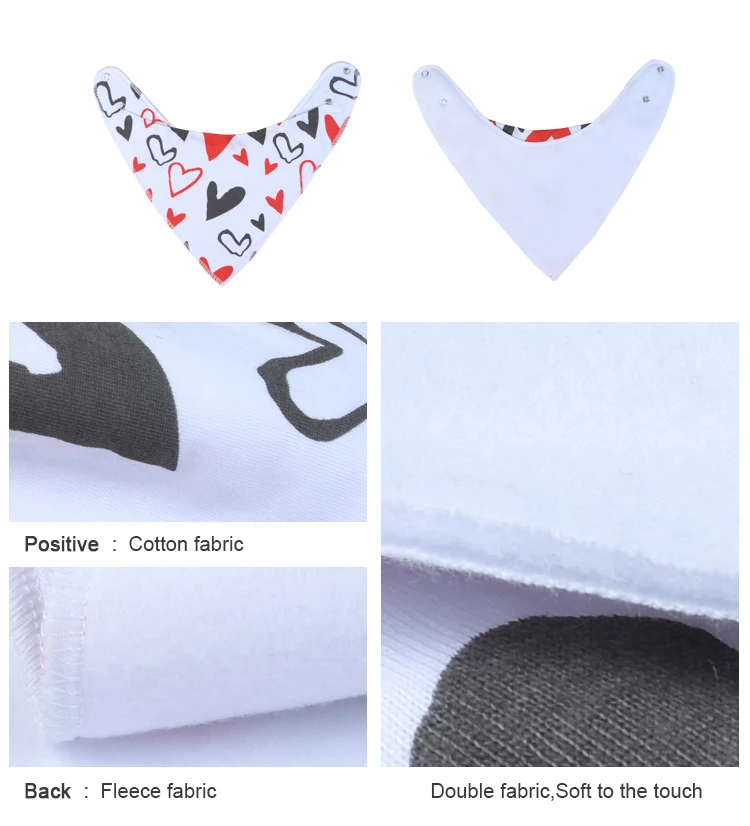 Оптовая продажа Новое поступление еда класс Малыш Хлопок Детские Бандана слюни прорезывания зубов нагрудники силиконовые