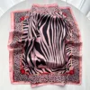 6 pink gold zebra pattern