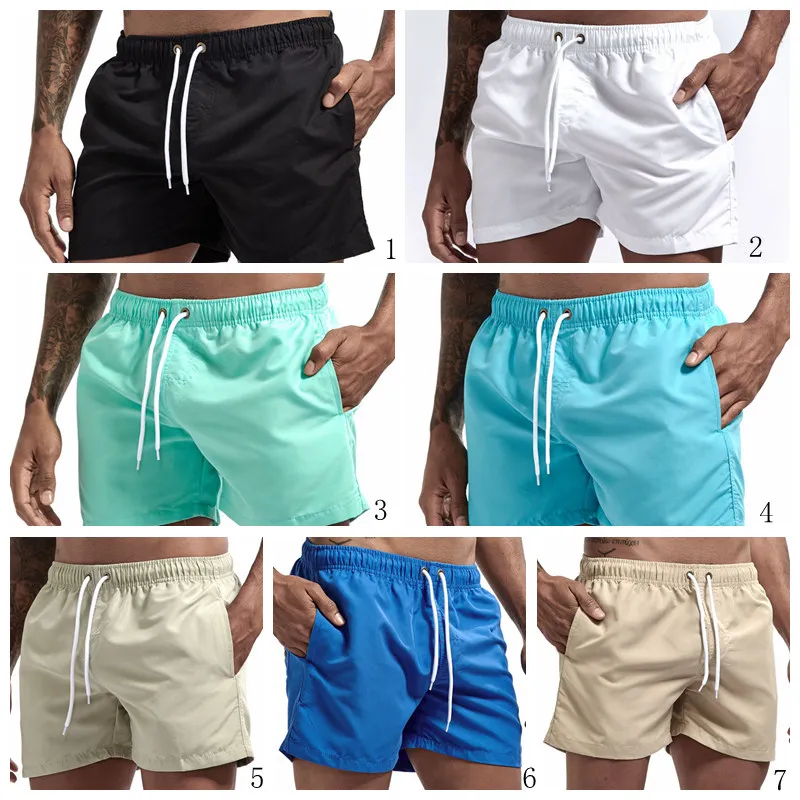 JOCKMAIL high quality sexy men's short sports casual solid color shorts swimming beach surfing gym shorts for men268_voghion.com