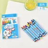 Blue box-8 color crayons