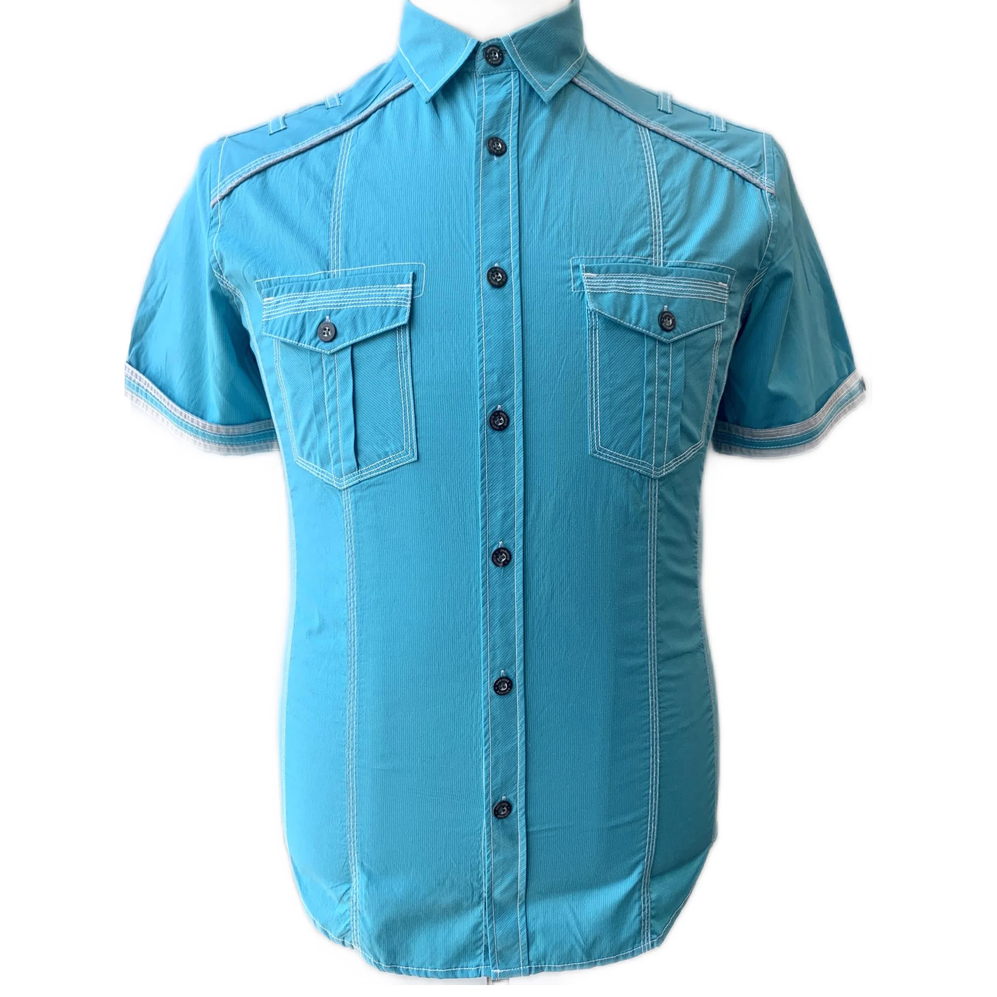 mens shirts with two breast pockets