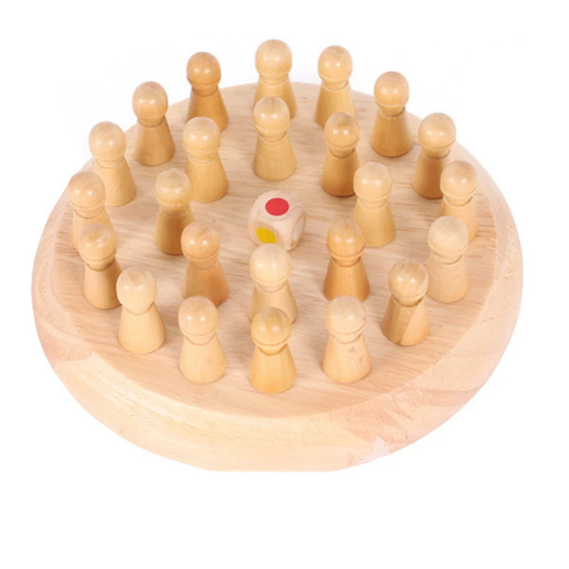 Wooden Memory Game for Children Family Board Games for Kids and Adults Wooden Toys for 3 Years Old Wooden Educational Toys