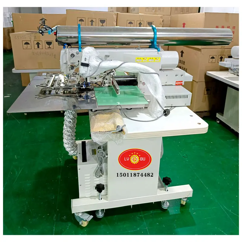 Industrial Automatic Pocket Sewing Machine Laser Computer Laser Bag