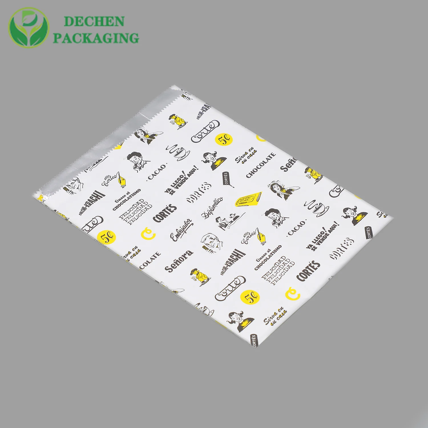 Sacs en papier à emporter abordables en gros Hot Dog Sleeves Factory Manufacturer Food Takeaway