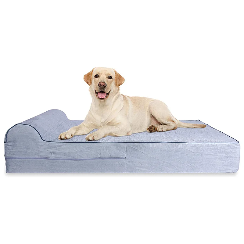 Modern Orthopedic Big Dog Bed Waterproof Memory Foam Pet Bed With Anti
