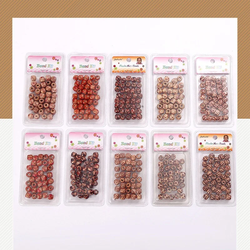Perles En Bois Pour Bijoux - 400 Pièces - 15 Styles - Avec Cordon élastique 2m - DIY Enfant - Créativité