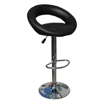 Promotion Custom Fashion Color Moon Bend Lifted And Rotated Hairdressing Bar Chair Stool For Salon