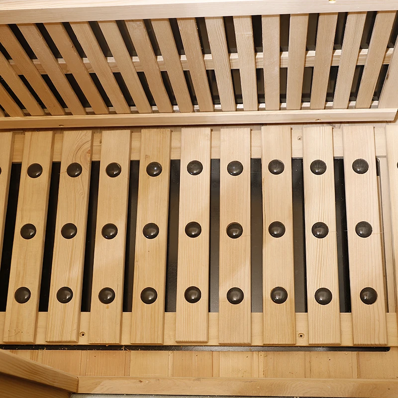 Cryo Sauna Single Control Panel 2500W Sauna Wooden Far Infrared Dry Steam Indoor Sauna Hemlock Equipment