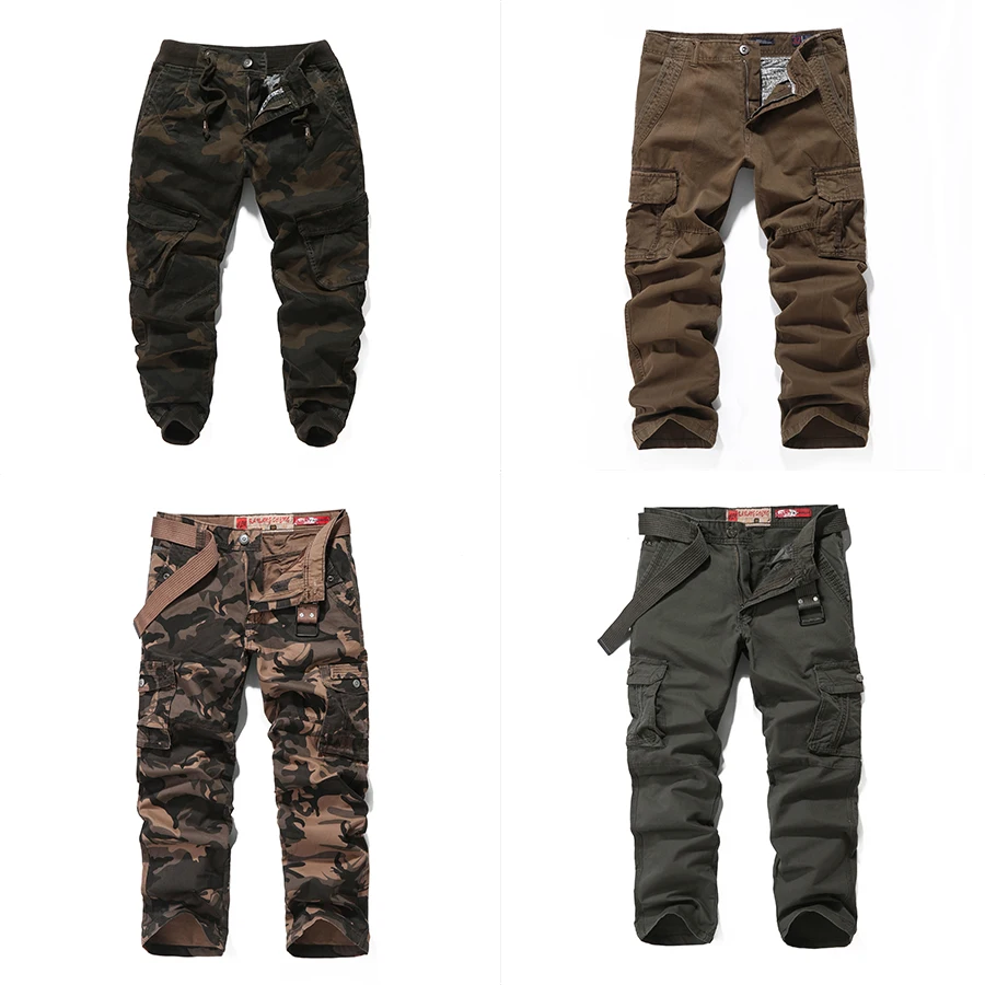 Ix9 Tactical Cargo Pants Men's Multiple Pockets Trousers Work Outdoor ...