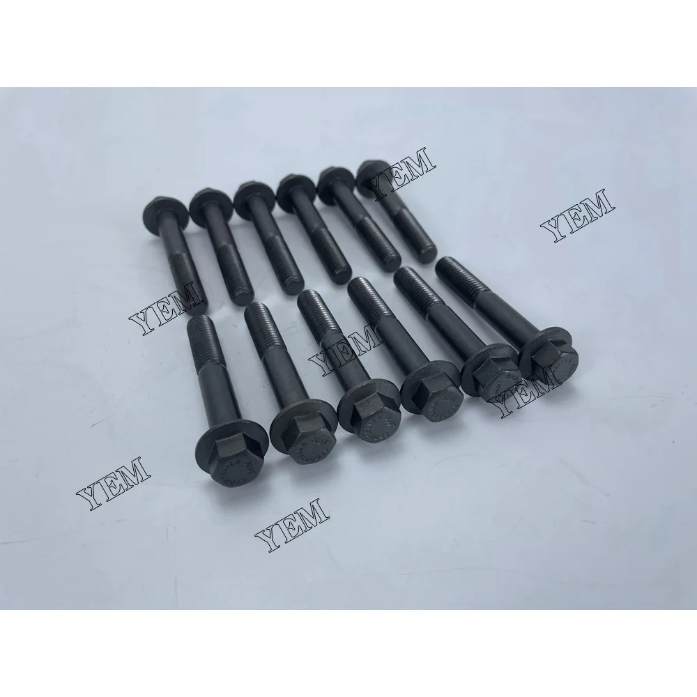 6D102 Exhaust Manifold Screw 6732-11-5860 for Komatsu Engine. 3