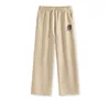 Khaki classic-style trouser label