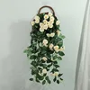 25 roses-light yellow-hanging style