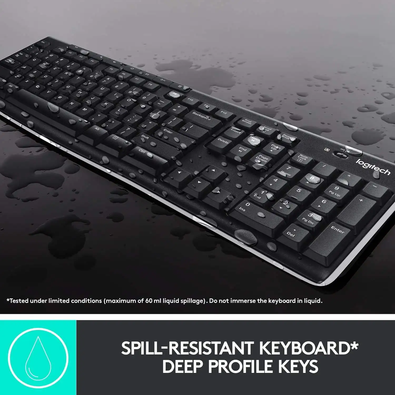 Logitech MK270 Wireless Keyboard and Mouse Set - Image 4