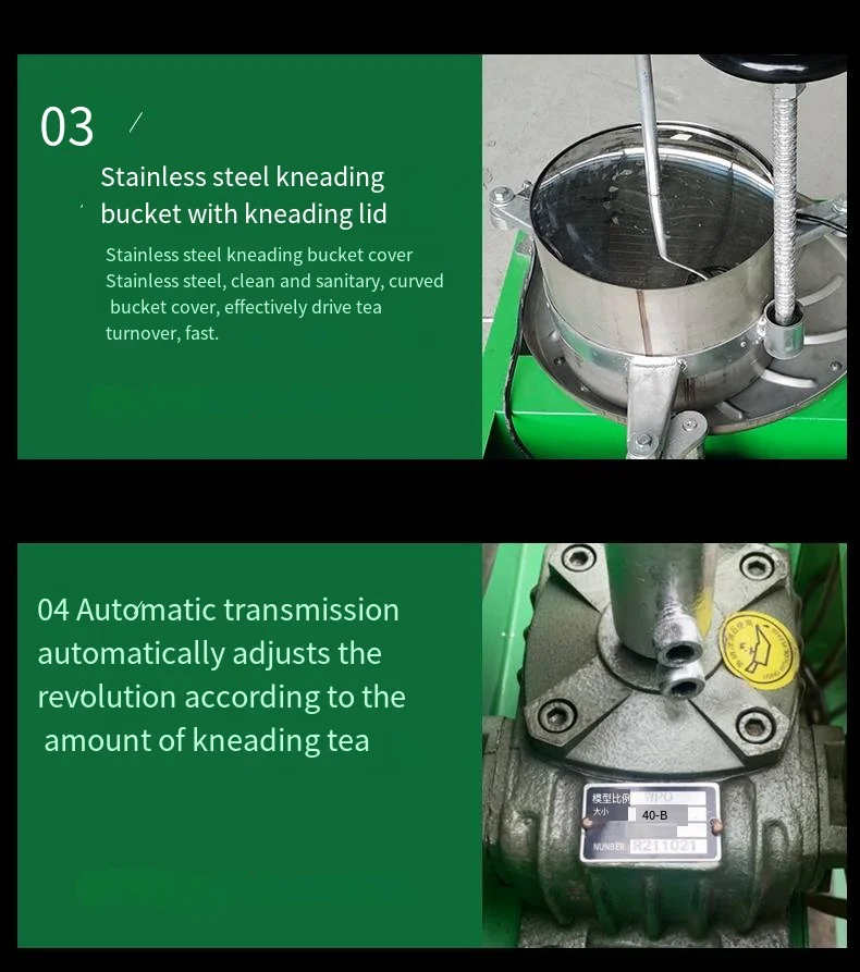 Automatic Black Tea Twisting Processing Machine Green Tea Leaves ...