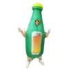 Traje inflable de la botella de cerveza