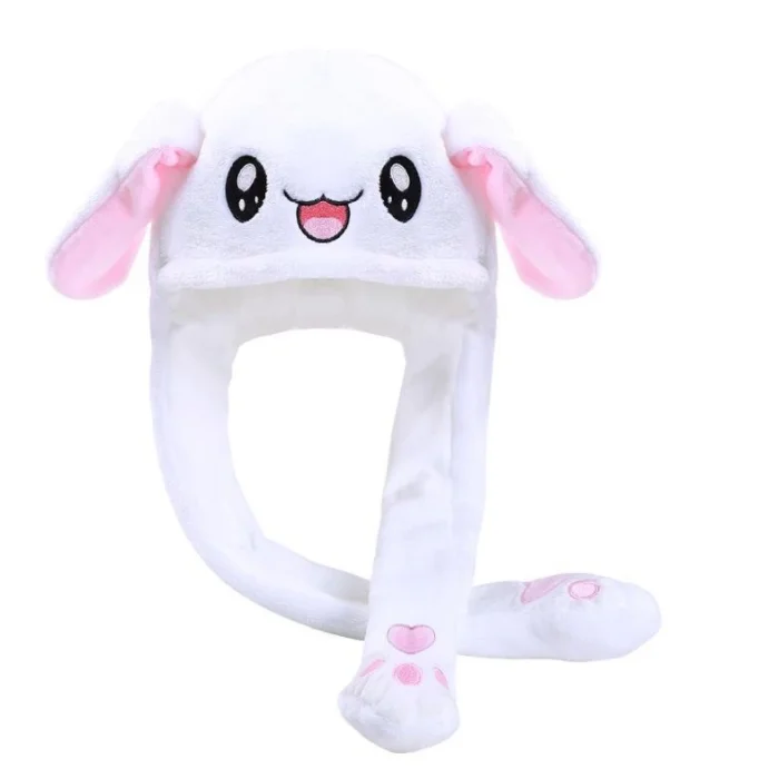 Новое поступление, милая шапка с кроличьими ушками, плюшевая шапка с магнитной подушкой безопасности, плюшевый подарок, светодиодная подвижная теплая зимняя шапка