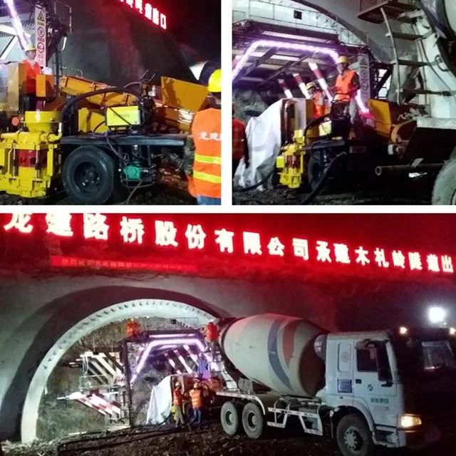 Грузовик 5-14 м3/ч дробовик машина Бетон дробовик распылитель двойная сопла мокрый распылитель тележка