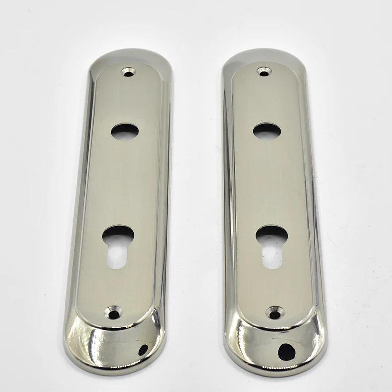 Gl805 Sss Pss Stainless Steel Oval Door Handle Long Escutcheon Door Lock Plate Buy Handle Long Plate Stainless Steel Handle Escutcheon Plate Door Lock Plate Product On Alibaba Com