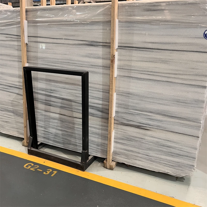 product polished top quality light putin wood marble slabs for wall natural white wooden marble tiles for interior floor-3