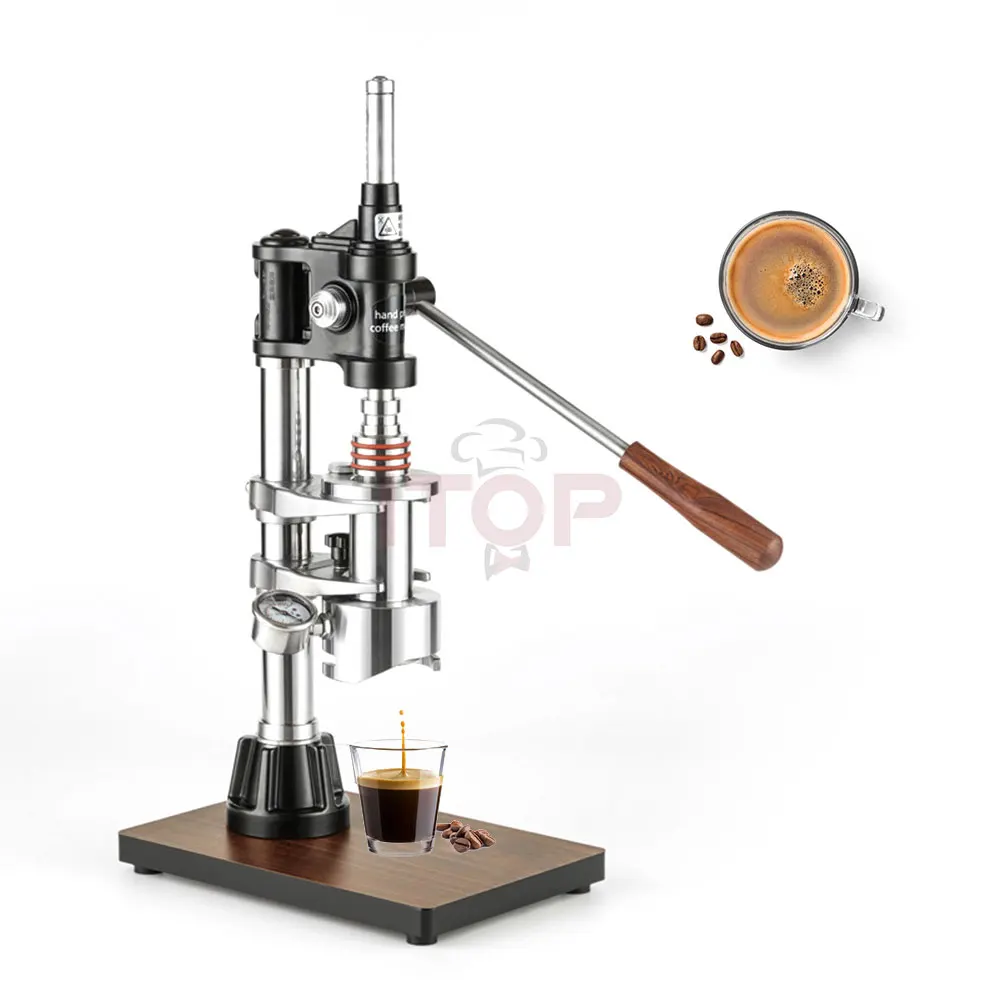 Hand shaking Italian espresso machine 2in1 stainless steel screw  progressive highpressure manual espresso machine outdoor travel - AliExpress