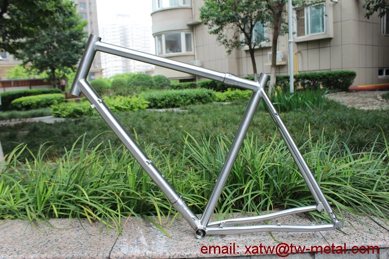 XACD Made Ti Cyclocross Frame with Coupler Titanium Gravel Bike Frame with Coupler