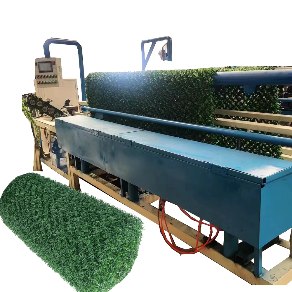 High Speed Fully Automatic Grass Wire Fence Weaving Machine Grass Chain Link Fence Knitting Machine