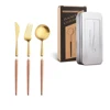 Cuchillo/tenedor/cuchara_oro+oro rosa